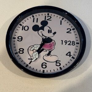 Mickey Mouse Black and red Wall Clock